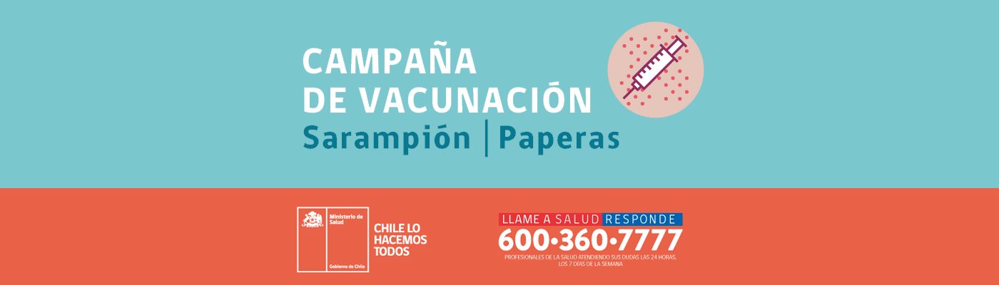 vacunación contra el sarampión y parotiditis